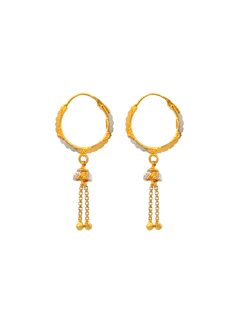 Dual Toned Bali - 22 Karat