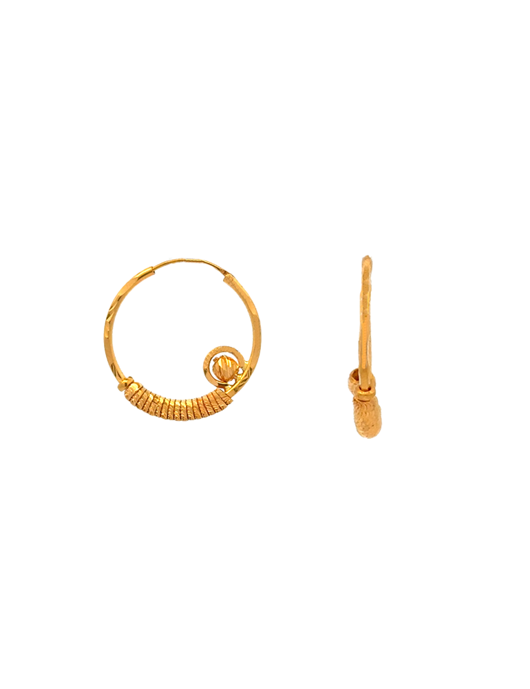 Gold Hoop 22 Karat