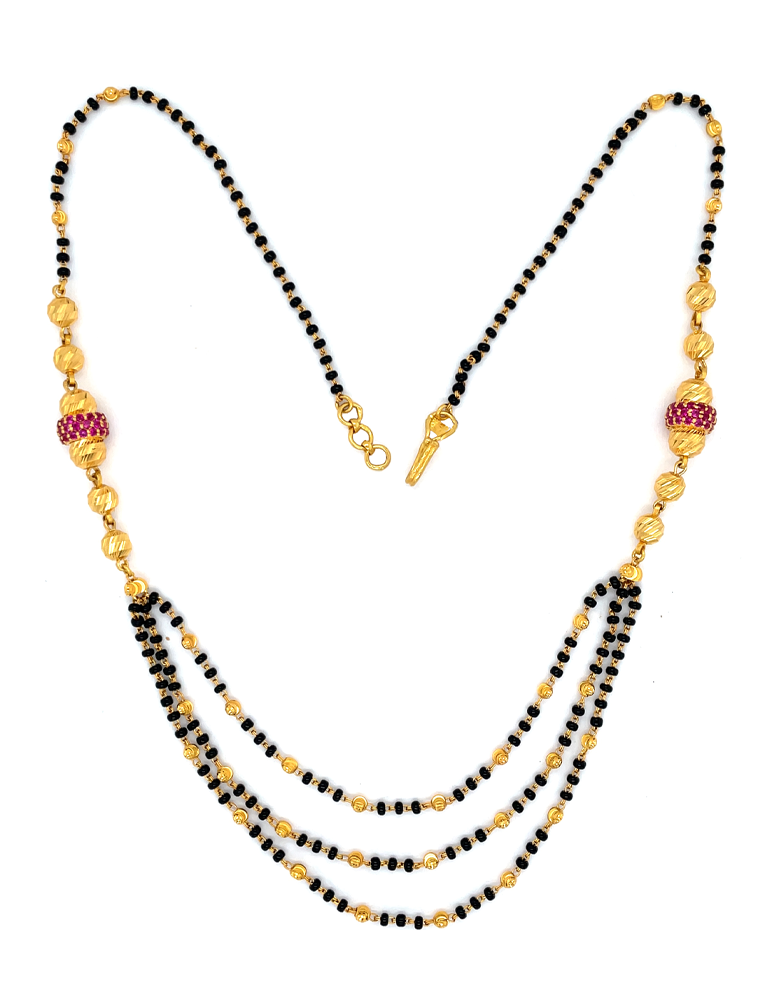 Gold Mangalsutra 22 Karat