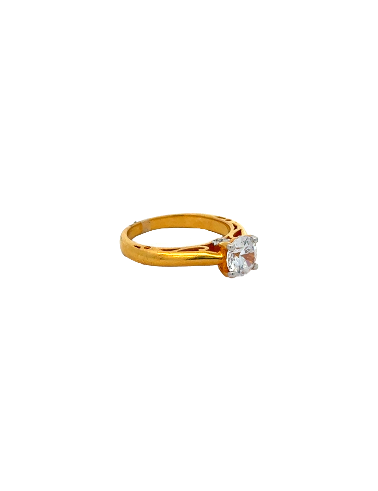 Gold Women's Ring - 22 Kt