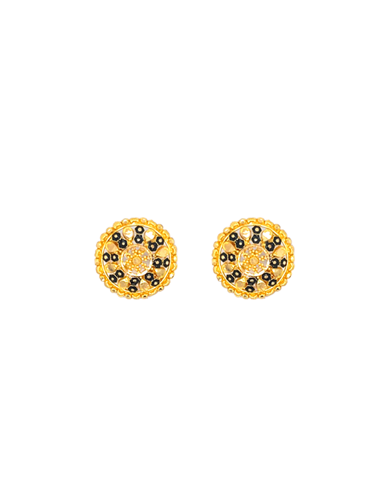 22 KT Yellow Gold Set With Earrings