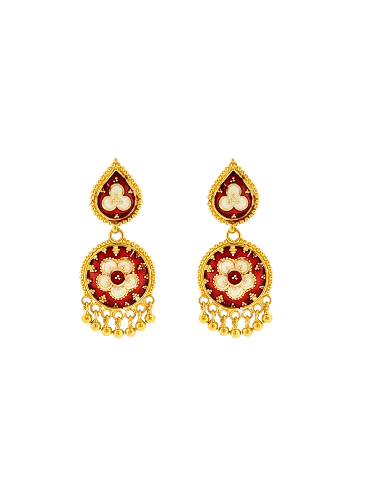 Raktima Reverie Necklace Set - 22 Karat