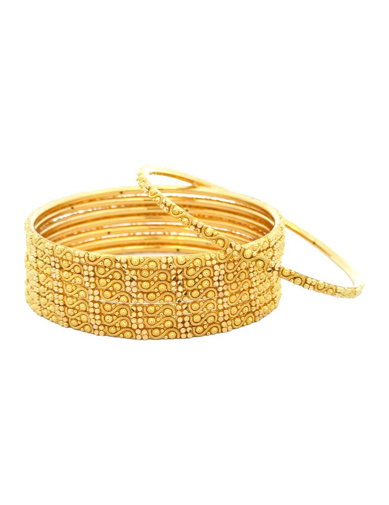 Gold Bangle 22 Karat - Set Of 12
