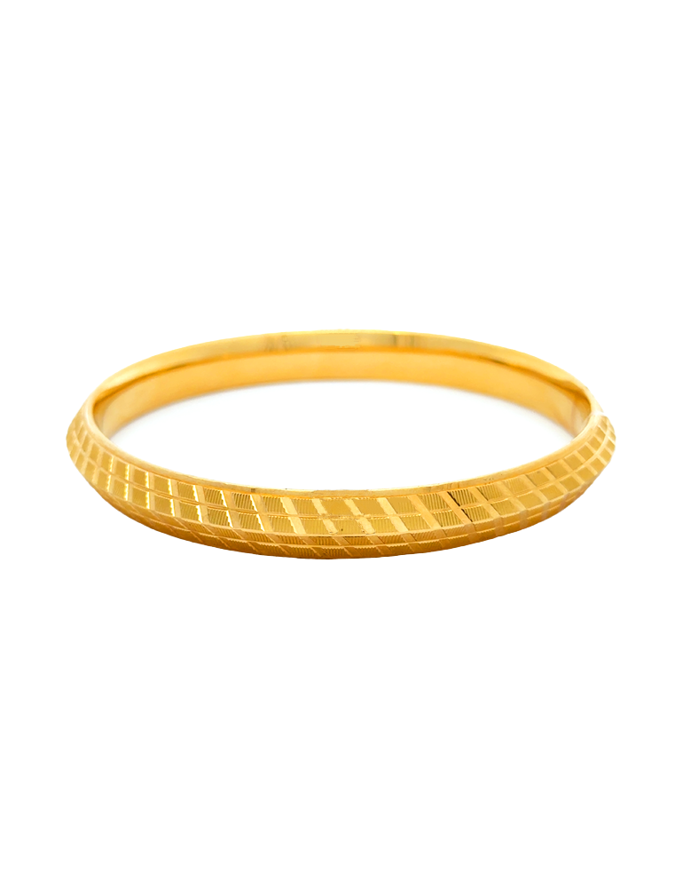 Gold Men's Kada 22 Karat
