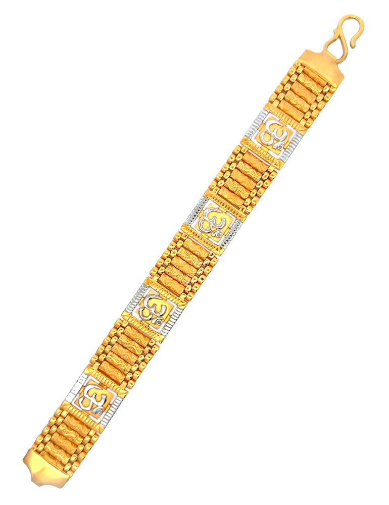 Gold Men's Bracelet 22 Karat