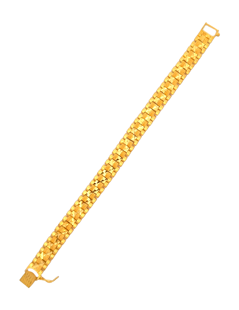 Gold Men's Bracelet 22 Karat