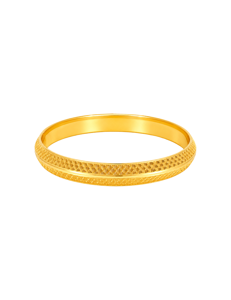 Crestwave Heritage Men’s Kada - 22 Karat