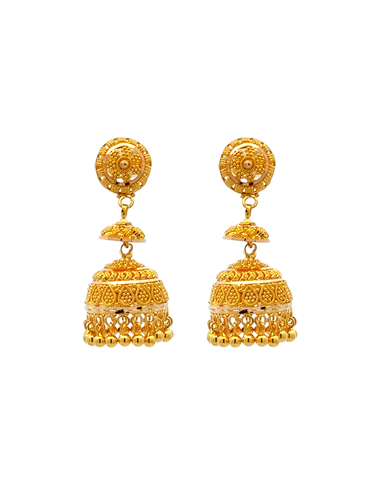 Gold Set with Earrings 22 Karat