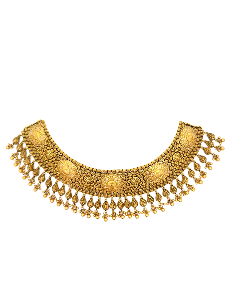 Gold Set with Earrings 22 Karat